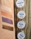 EYESHADOW SAMPLES- Pick any 3 eyeshadow colors to sample- All Natural, Vegan Friendly Eyeshadow and Eyeliner Makeup