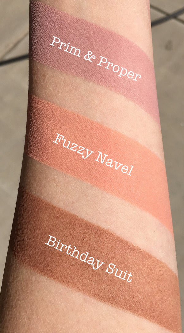 MINERAL BLUSH SAMPLES- Pick any 3 blush colors to sample- All Natural, Vegan Friendly