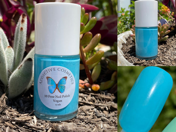 BELLA BLUE- 10 Toxin Free Nail Polish- Vegan Friendly, Cruelty Free