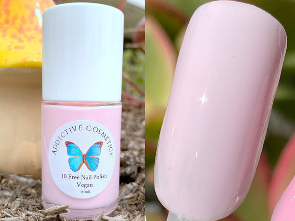 New! STRAWBERRY SMOOTHIE- 10 Toxin Free Nail Polish- Vegan Friendly, Cruelty Free