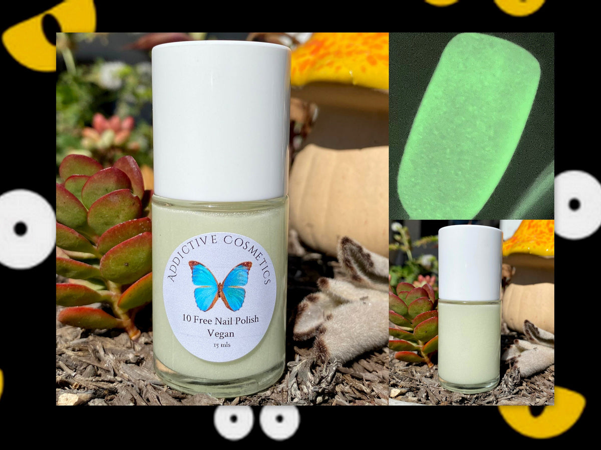 LETS GET LIT Glow In The Dark Nail Topper- 10 Toxin Free Nail Polish- Vegan  Friendly, Cruelty Free