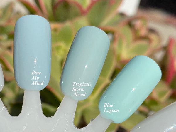 BLUE LAGOON- 10 Toxin Free Nail Polish- Vegan Friendly, Cruelty Free