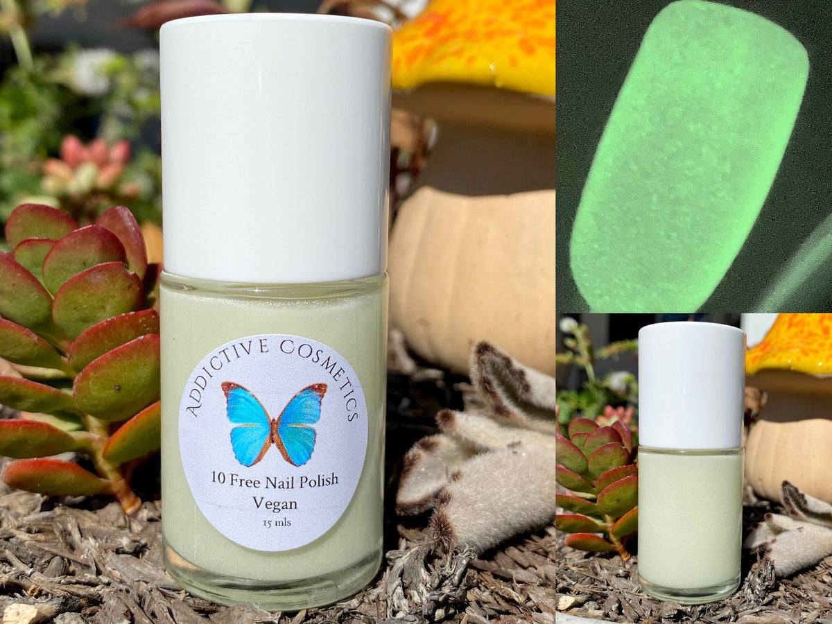 LETS GET LIT Glow In The Dark Nail Topper- 10 Toxin Free Nail Polish- -  Addictive Cosmetics