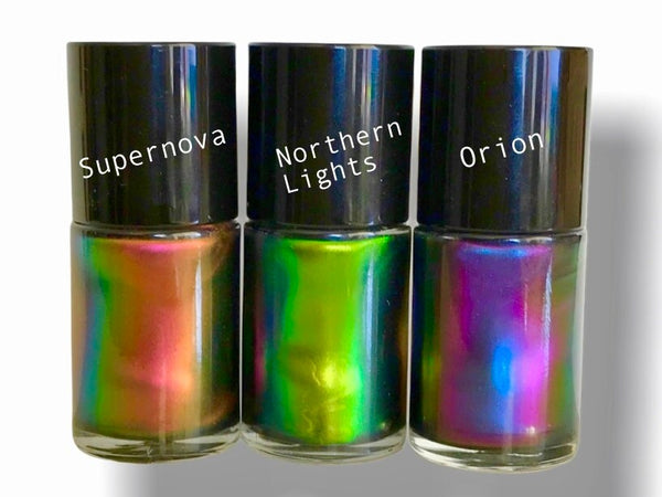 Multi Chrome Metallic Nail Polish- SUPERNOVA- 10 Free Nail Polish- Vegan Friendly, Cruelty Free