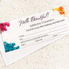 GIFT CERTIFICATE- Get a jump on Holiday shopping now! Great gift idea!