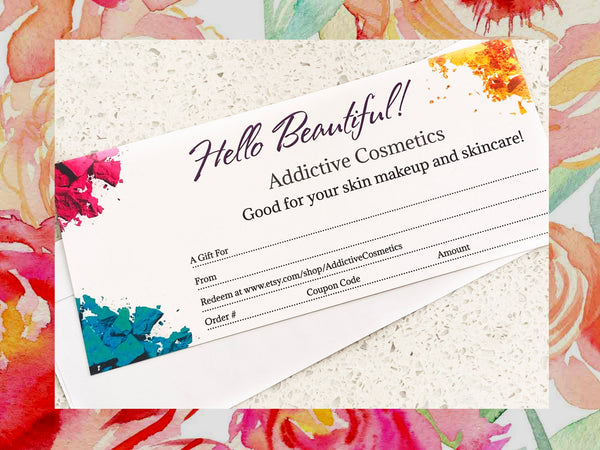 GIFT CERTIFICATE- Get a jump on Holiday shopping now! Great gift idea!
