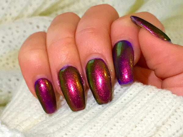 Multi Chrome Metallic Nail Polish- SUPERNOVA- 10 Free Nail Polish- Vegan Friendly, Cruelty Free