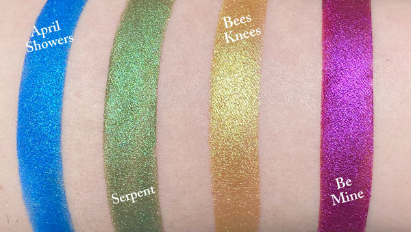 APRIL SHOWERS- All Natural, Vegan Eyeshadow and Eyeliner Makeup