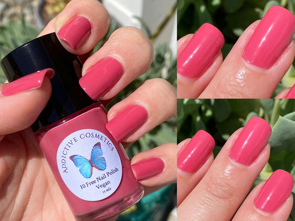 New! VINTAGE ROSE- 10 Toxin Free Nail Polish- Vegan Friendly, Cruelty Free