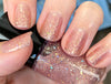 BLUSH from the ShATTERED GLaSS TRIo- 10 Toxin Free Nail Polish- Vegan Friendly, Cruelty Free
